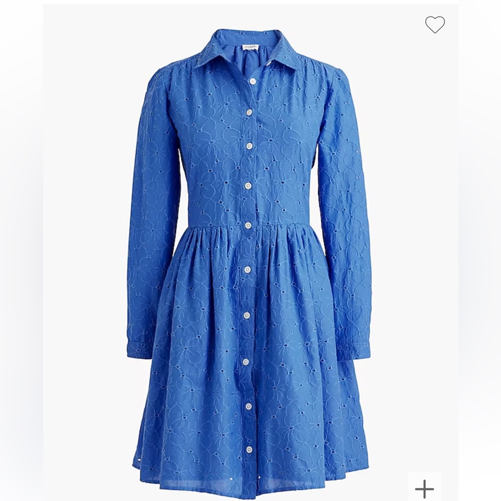 J. Crew Eyelet mini shirtdress 14